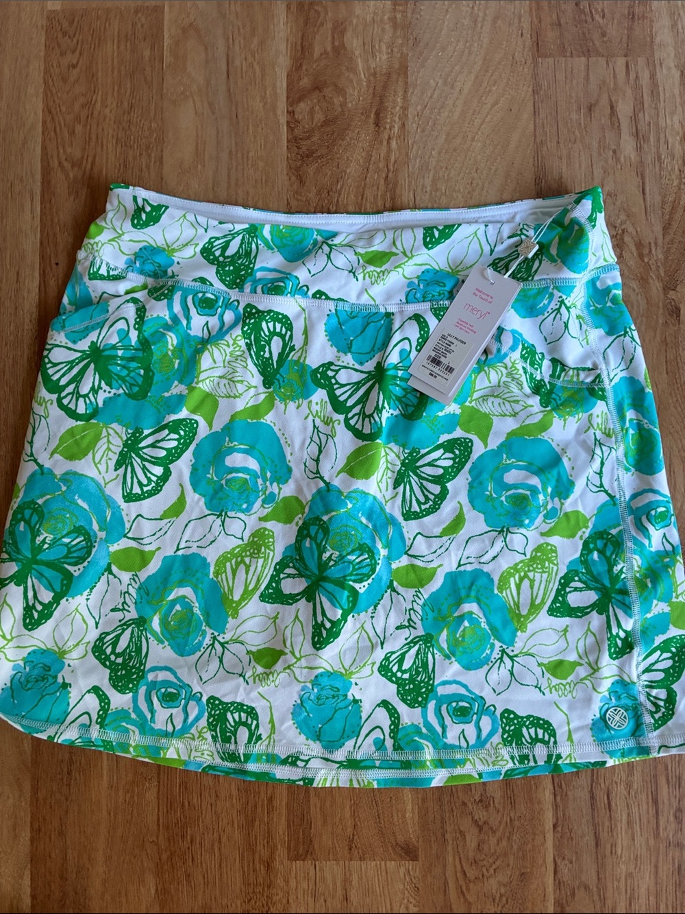 Lilly Pulitzer Maryana Monarch Luxletic skort with UPF 50 NWT